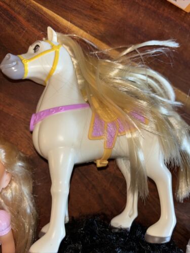 Disney Princess Tangled Rapunzel Petite Jakks Pacific Gothel Flynn Maximus - Picture 3 of 6