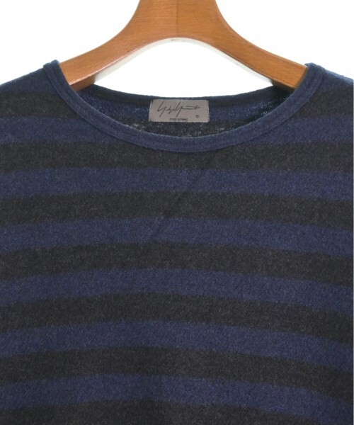 YOHJI YAMAMOTO POUR HOMME men's stripe long sleeve T-shirt YOHJI YAMAMOTO POUR HOMME men's stripe long sleeve T-shirt