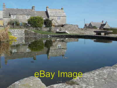Photo 6x4 Worth Matravers: the duck pond Two typical Purbeck cottages are c2015