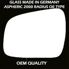 Stick On Fits Vauxhall Zafira B 2010-14 Left Side Wing Mirror Glass
