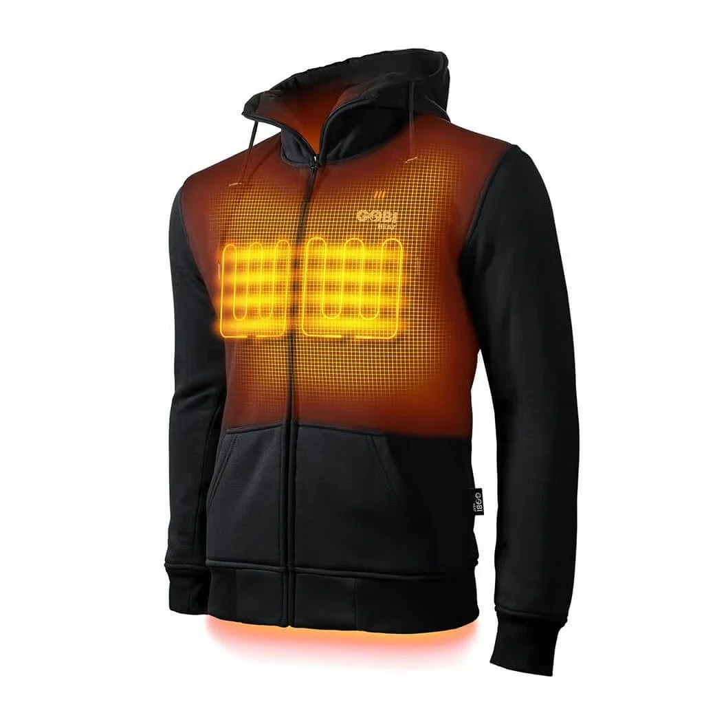 Gobi Heat Ridge Mens Heated Hoodie Size M + Battery