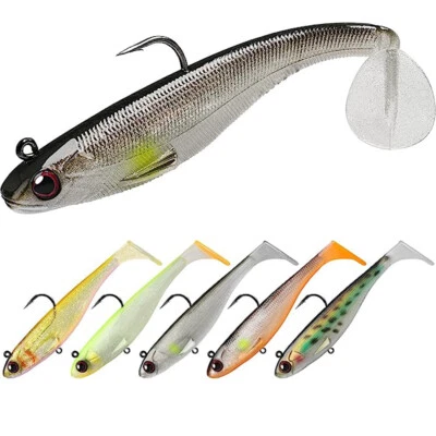 PERCH´N PIKE Gummifische mit Haken im 6er Set | Kunstköder für Hecht Zander & Barsch | Köder