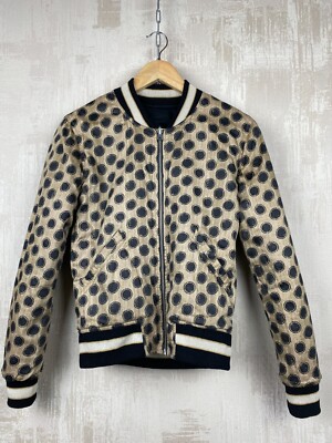 Isabel Marant Etoile Reversible Bomber Embroidered Africa