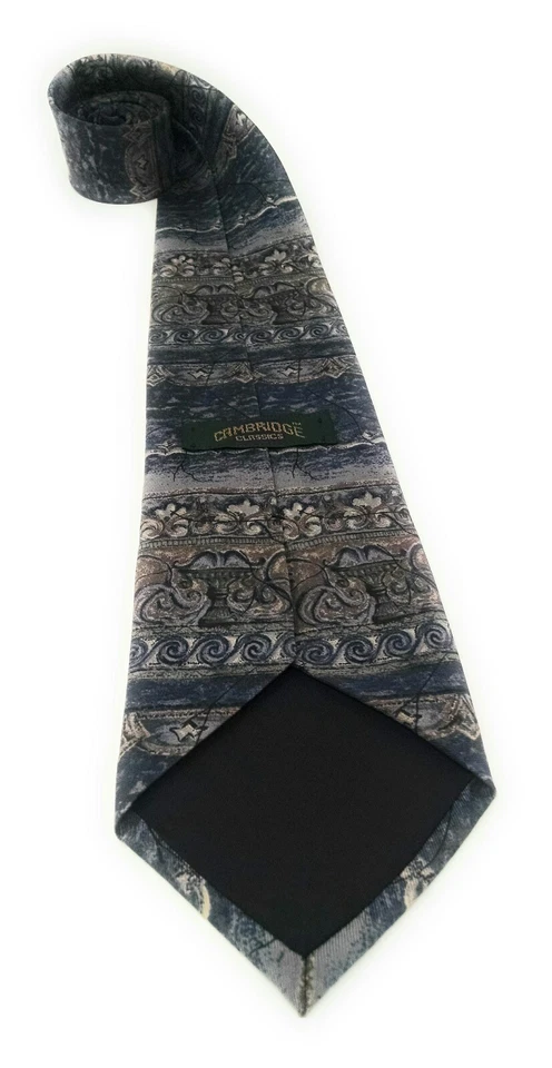 Corbata para hombre Cambridge Classics 100 % seda Foto 3 de 4