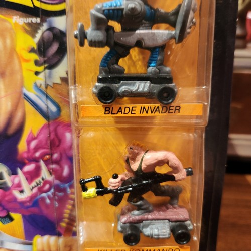 NEW VINTAGE 1991 KENNER SAVAGE MONDO BLITZERS BRAND NEW ON CARD RARE - Picture 3 of 6