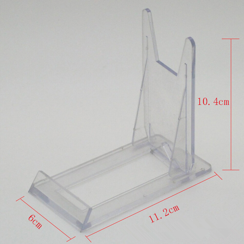 3PCS Clear Plastic Display Shelves Picture Frame Medal Display Frame