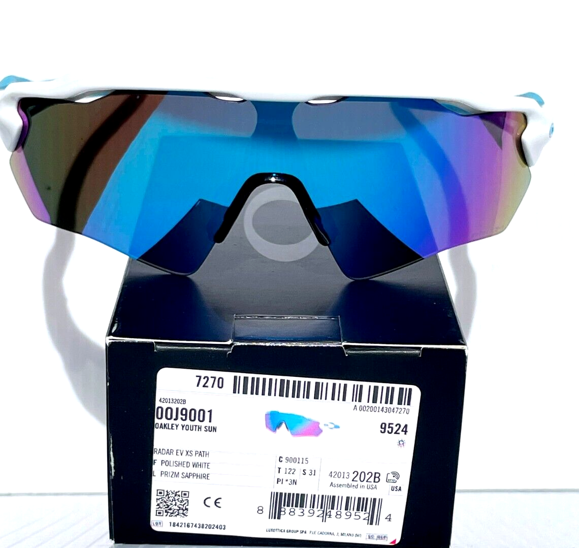 Oakley RADAR EV PATH XS YOUTH Matte White PRIZM Sapphire Oakley RADAR EV PATH XS YOUTH Matte White PRIZM Sapphire