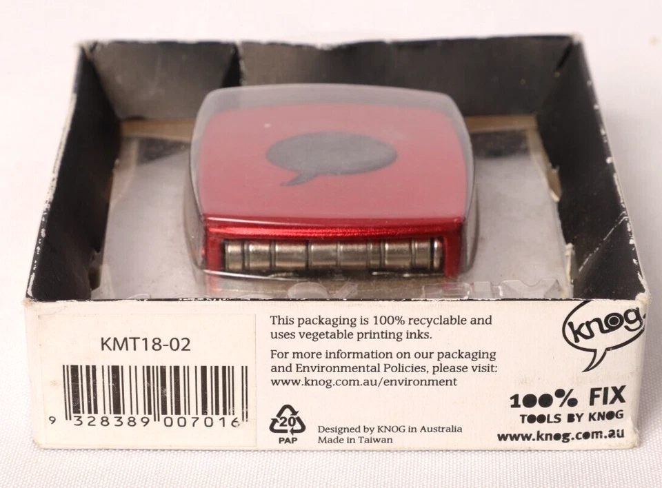 Llave de reparación de bicicletas multiherramienta KNOG 20 funciones, roja Foto 3 de 4