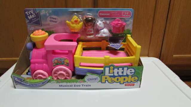 my little zoo train playset