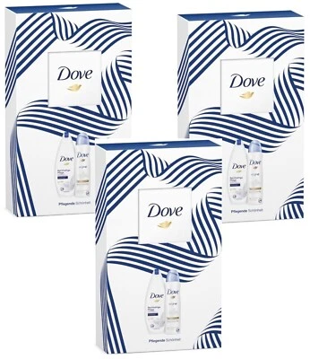 3 x Dove Geschenkset Reichhaltige Pflege mit Deospray und Duschgel 3 x SET
