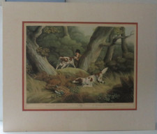 Pheasant Shooting 2 Art Print Sam Howitt British Sport Brittany Spaniels