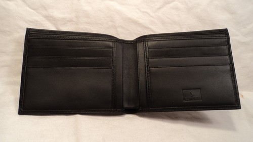 Cartera billetera Sumdex GLW-204 de cuero negro para hombre - Imagen 1 de 5