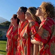 Indian Orange Kimono Kaftans Summer Dress Night Gown Maxi Bridal Caftan Dress US