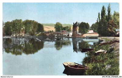 APHP9-0651-89 - VILLENEUVE-SUR-YONNE - Bords de l'yonne et tour bonneville