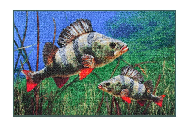 Cadeau Pour Le Pêcheur - Paillasson Pour Tente Et Camping Avec Motifs De Pêche - Photo 4/4