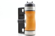   N MINT    Asahi Pentax Wood Hot Shoe Hand Grip for 6x7 67 67II from JAPAN 026