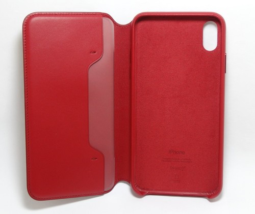 Genuine Apple - iPhone XS Max Leather Folio - (PRODUCT)RED - Picture 5 of 5