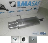 Imasaf ESD Auspuff Endtopf+Anbauteile für Opel Astra F CC 2.0 GSI 16V 1991-1998