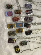 Party favors Super Hero Marvel/DC Party Favor Dog tags w/chains