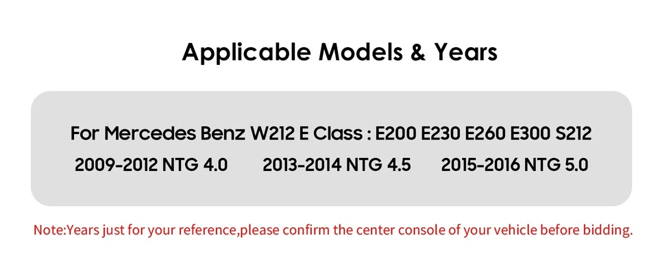 Car GPS 10.33'' Android 12 Radio Stereo Wifi For Mercedes Benz E Class 2010-2012 - Image 3 of 4