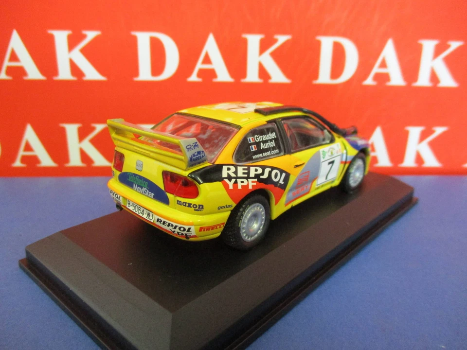 Die cast 1/43 Modellino Auto Seat Cordoba WRC Rally Safari 2000 D. Auriol - Immagine 3 di 3