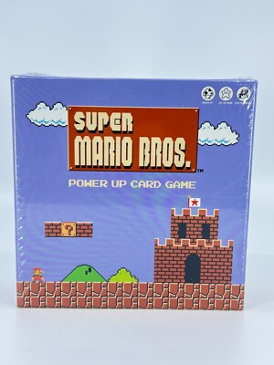 Super Mario Bros Power Up Card Game Nintendo NES USAopoly New Sealed CARD  GAME
