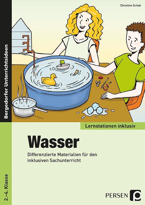 Thumbnail - Wasser | Christine Schub | Broschüre | Lernstationen Inklusiv | 48 S.