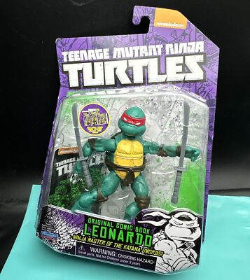 Playmates TMNT LEONARDO Original Comic Book Teenage Mutant Ninja