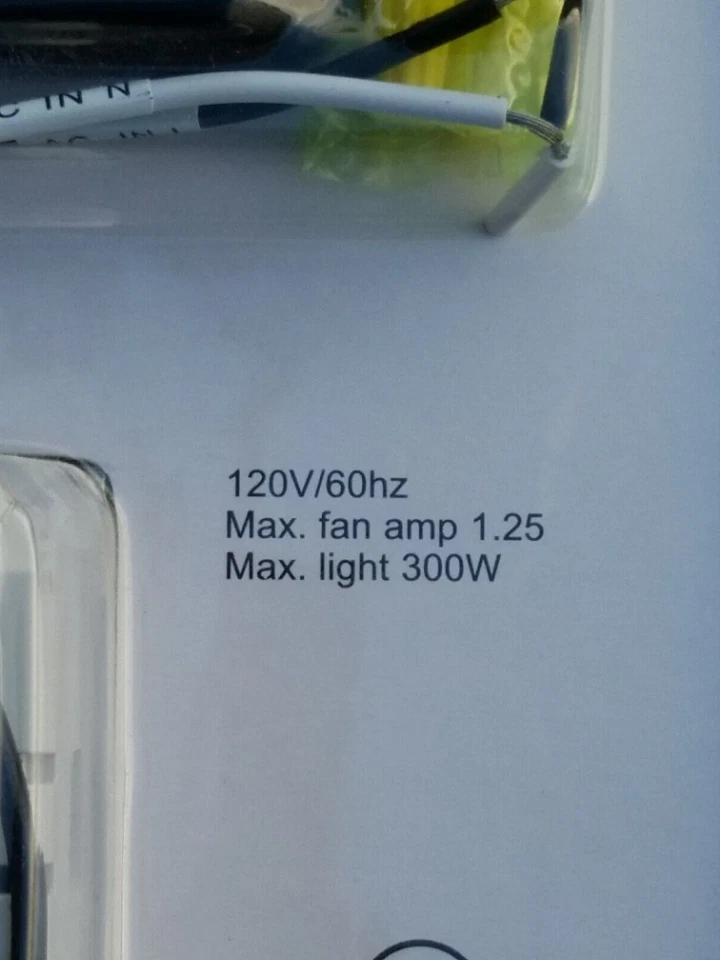 NIP Wireless Ceiling Fan and Light  Westinghouse  77875 Wall  Remote Control - Image 4 of 4