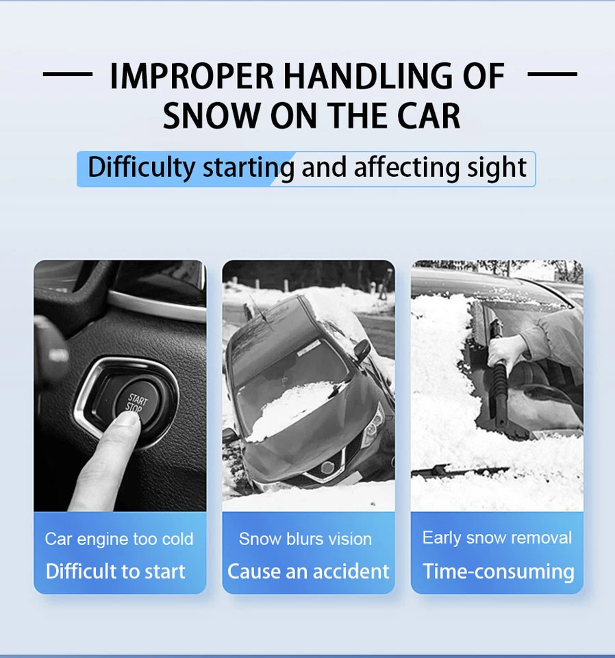 Cubierta de coche de 7 capas gruesa extra grande a prueba de nieve antiescarcha protector parasol Foto 4 de 4