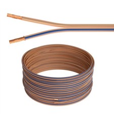 250FT Speaker Cable Transparent Clear 14AWG 14/2 for Home Car Audio Stereo Wire