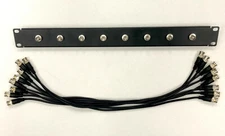 8 Antenna Front Mount Kit fits Shure.  Includes 8 20" GOLD BNC Cables  FMP820