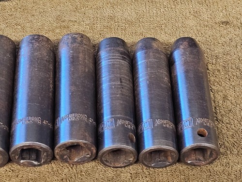 15 Armstrong Impact Deep Well Sockets Set 1/2 Drive Metric 24-10mm Automotive 47 - Picture 12 of 15