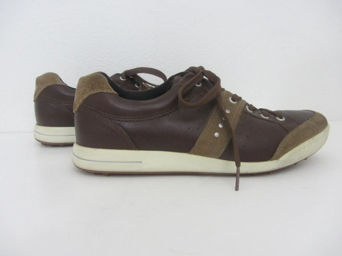 Ecco Golf Street Mens Brown Leather Spikeless Golf Shoes Size 44 EU‎ 10 US Men main image 2