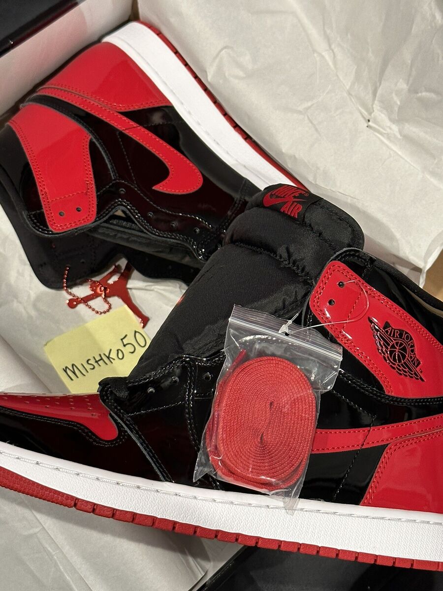 Air Jordan Retro 1 High OG Patent Bred Banned '85 Nike Dunk Air Jordan Retro 1 High OG Patent Bred Banned '85 Nike Dunk