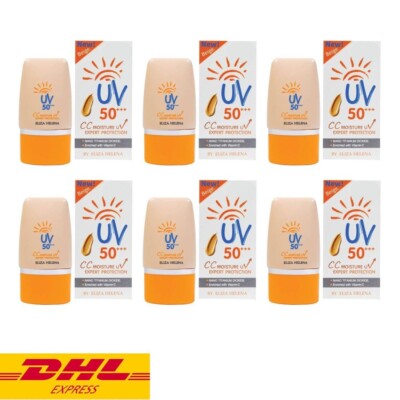 6x Eliza Helena CC Moisture Sunscreen Cream UV Expert 50+++ Skin Protection 30 g