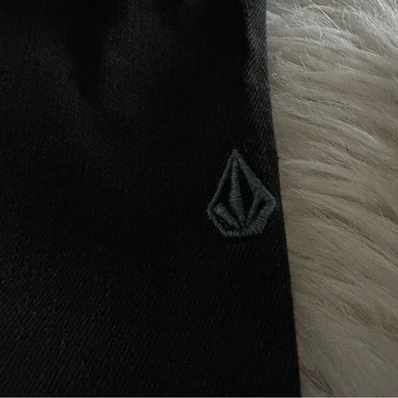 Volcom Jeans Pants Grey Black Wash Denim Solver Modern Fit Straight Mens Size 31 - Image 4 of 4