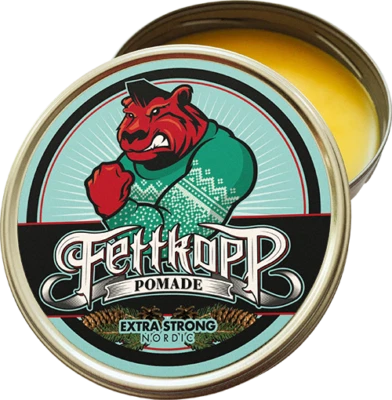 Fettkopp Pomade Extra Strong NORDIC - Fichtennadel - heavy hold