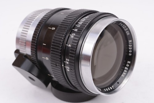 Nikon NIKKOR 10.5cm F/2.5 PC Leica Thread Mount Prime Film Camera Lens #T-16562 - Picture 3 of 9