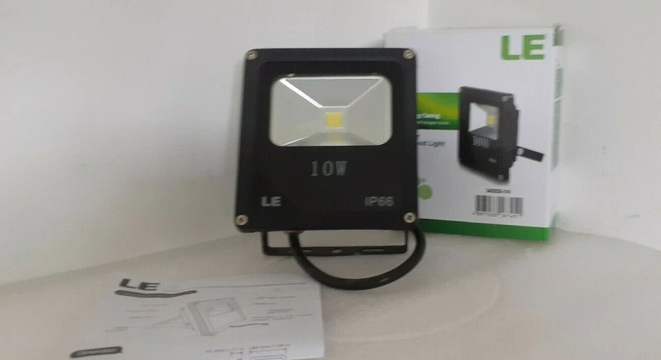 Proyector de Seguridad LED Exterior Jardín Casa Luces de Seguridad 10W IP66 Impermeable Foto 2 de 4