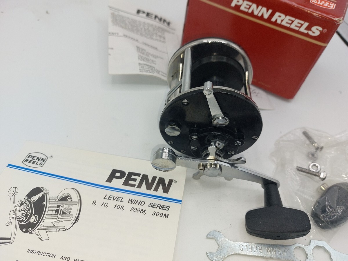 【未使用品】PENN 209M Level Wind Penn 209MLH Left Hand Level Wind Reel