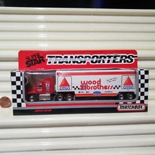 Matchbox 21 WOOD BROTHERS CITGO 1993 FORD Cab CY109 Super Star Transporter