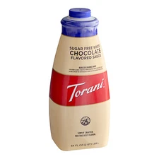 Torani 64 fl. oz. Sugar-Free White Chocolate Flavoring Sauce WS-999840033