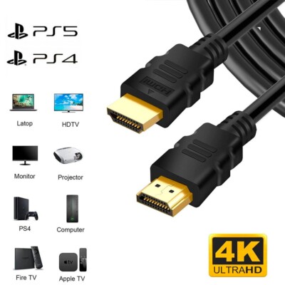 Sony Hdr Cavo HDMI Premium 4K 2.0 - 3m, 5m, 7m - Placcato Oro, Alta Velocità Per TV UHD E HDTV Cavo Hdmi 8 Metri - Foto 7
