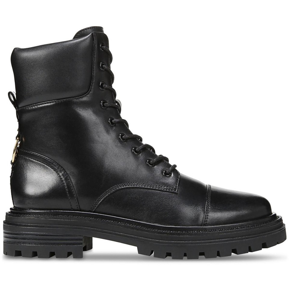 Sam Edelman Womens ALEIA Black Motorcycle Boots 6 Medium (B,M) BHFO