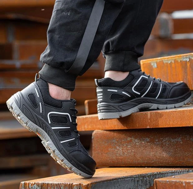Men s Fashion Puncture Proof Safety Work Sneakers Breathable