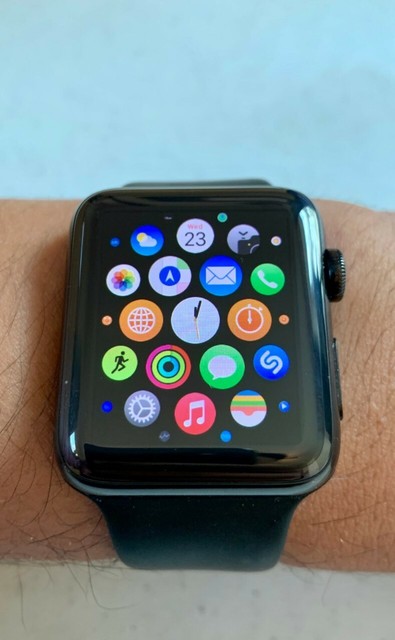 apple watch series 3 stainless steel black