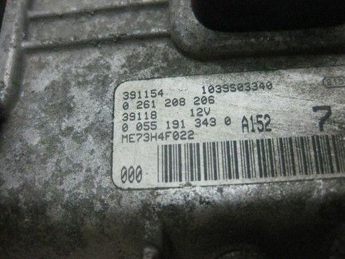 Motor-Steuergerät SET Fiat Idea 51732916 51739423 0261208206 501200700060 - Bild 4 von 7