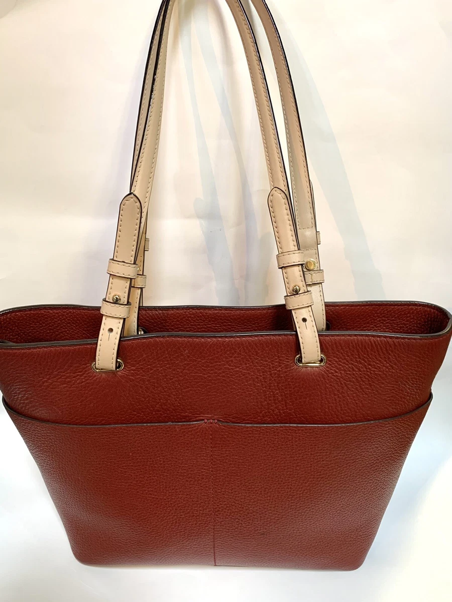 Michael kors oxblood tote sale