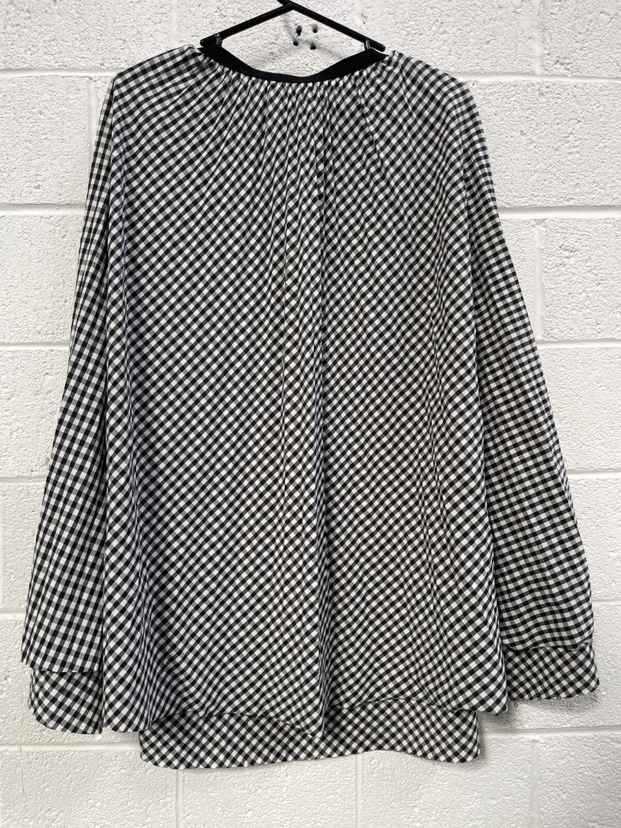 BANDE STUDIO Sofia Pleated Satin Midi Skirt Check Size 8 AU Pre owned View 3